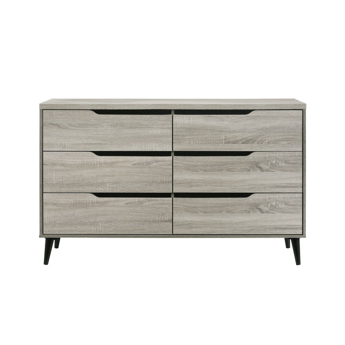 Ernesto - 6-Drawer Dresser With Interlock
