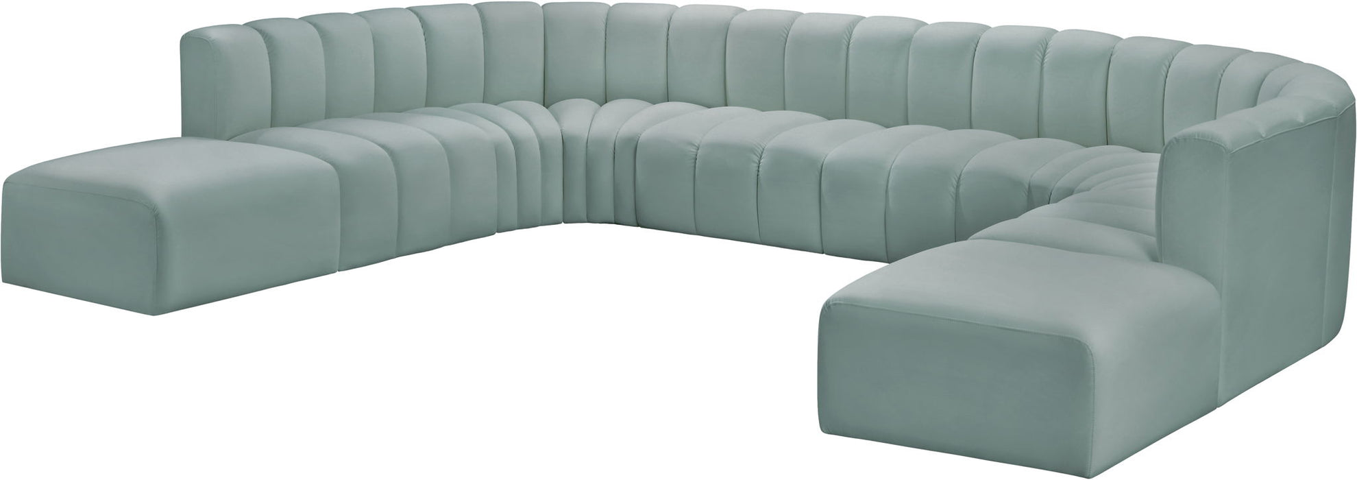 Arc - Faux Leather Modular Sectional