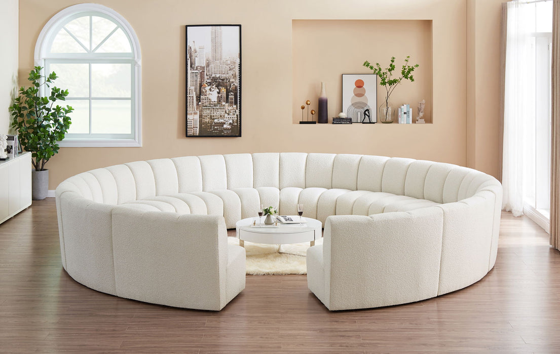 Infinity - 12 Piece Boucle Modular Sectional