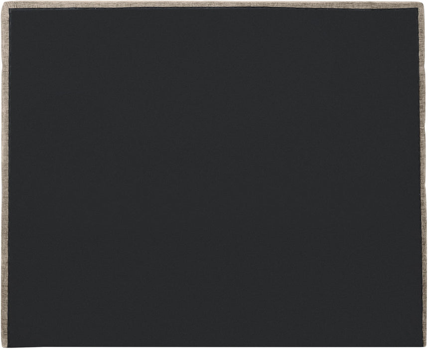 Adam - Chenille Fabric Bed With 52" Headboard