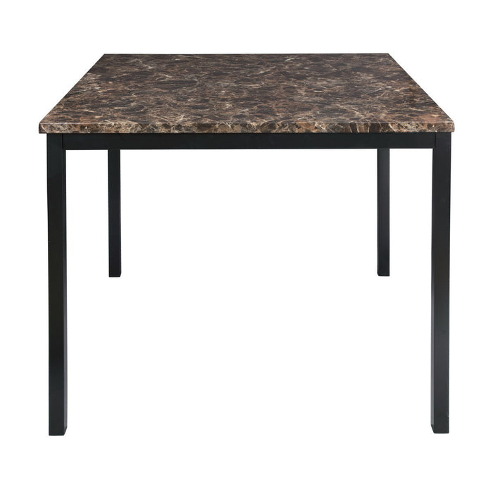 Tempe - 5 Piece Dining Room Set (Table & 4 Side Chairs) - Brown / Black