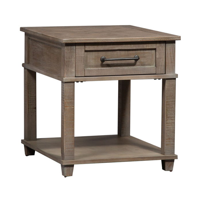 Parkland Falls - 3 Piece Table Set - Weathered Taupe