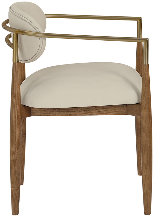 Riccio - Dining Arm Chair (Set of 2) - Walnut Frame