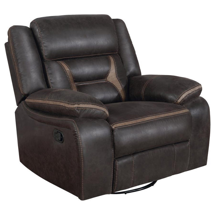 Greer - Upholstered Swivel Glider Recliner Chair