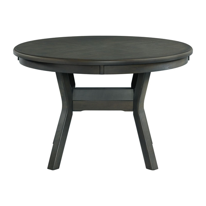 Amherst - Dining Table With Wood Leg - Gray Finish