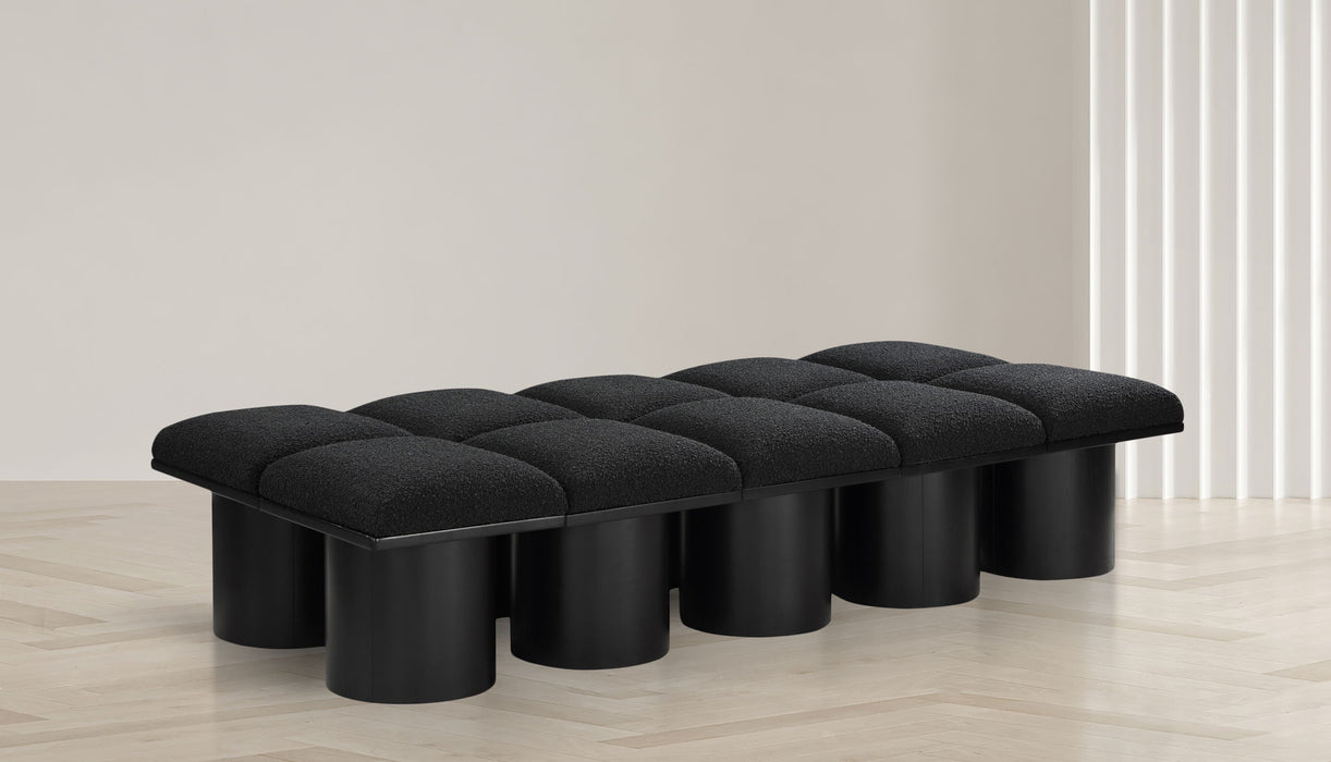 Pavilion - 10 Piece Modular Bench With Black Base