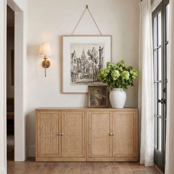 Vero - Solid Wood And Oak Venee Sideboard/Buffet