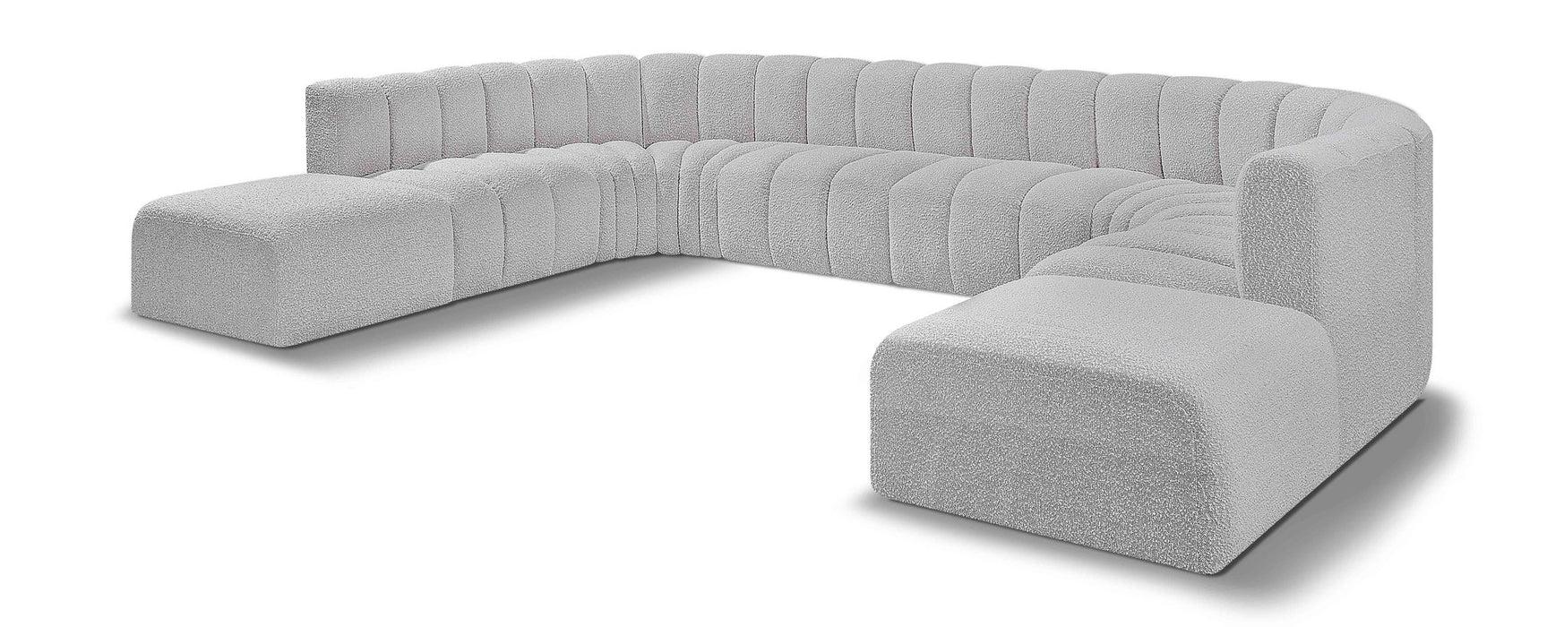 Arc - Boucle Fabric Modular Sectional