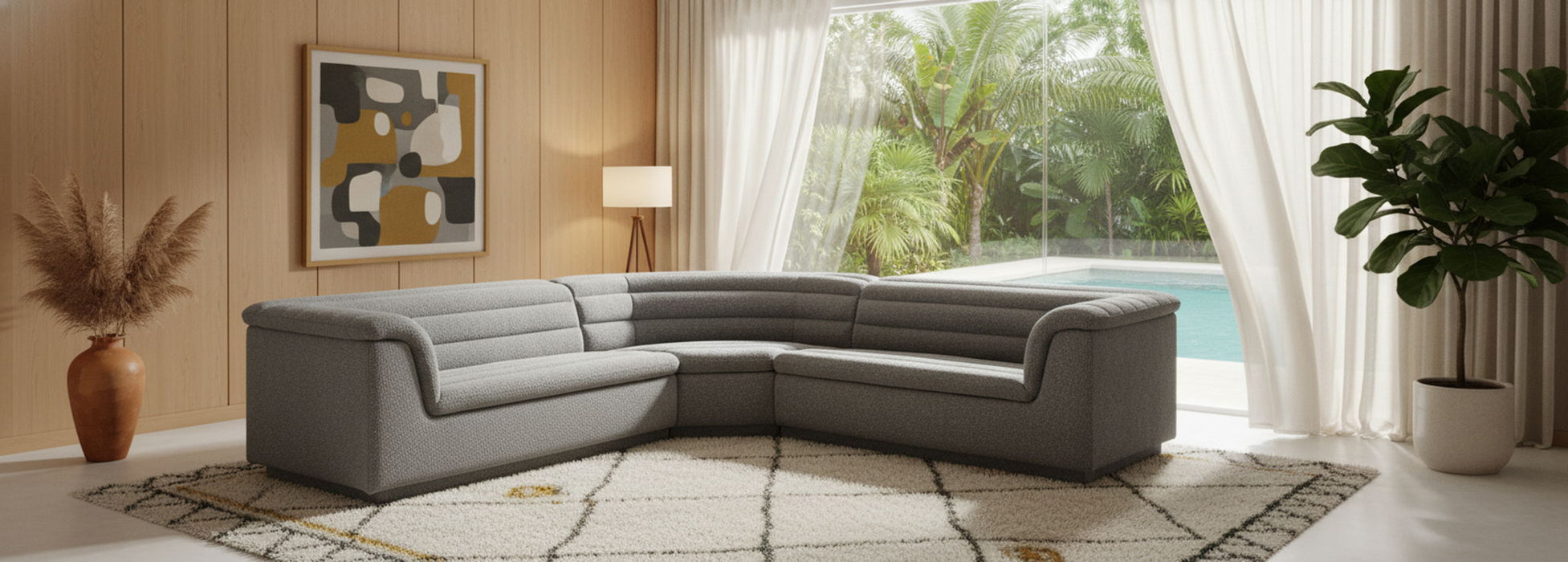 Cascade - Boucle Modular Sectional