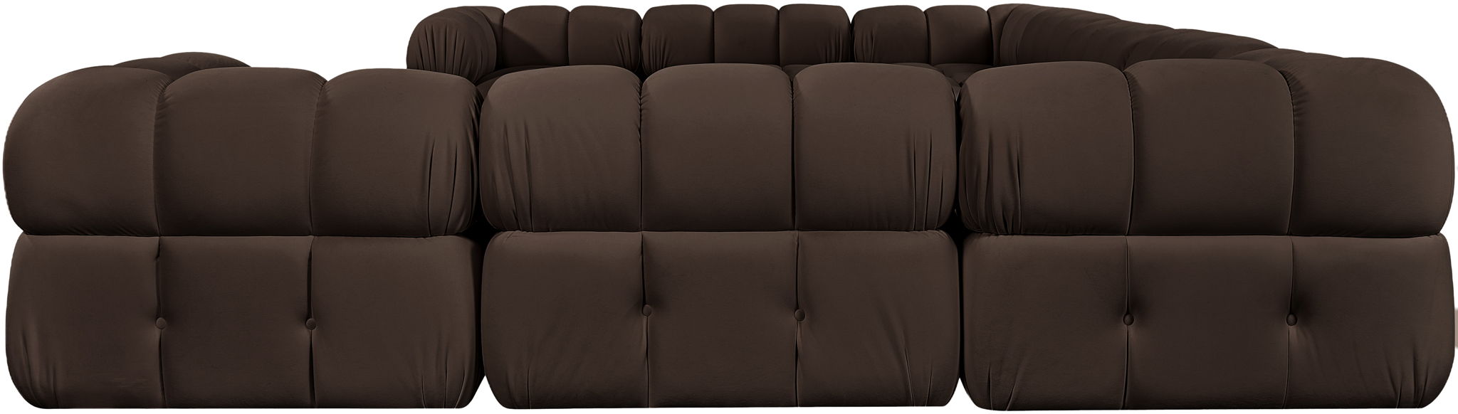 Orin - Velvet Performance Fabric Upholstered 9 Piece Sectional