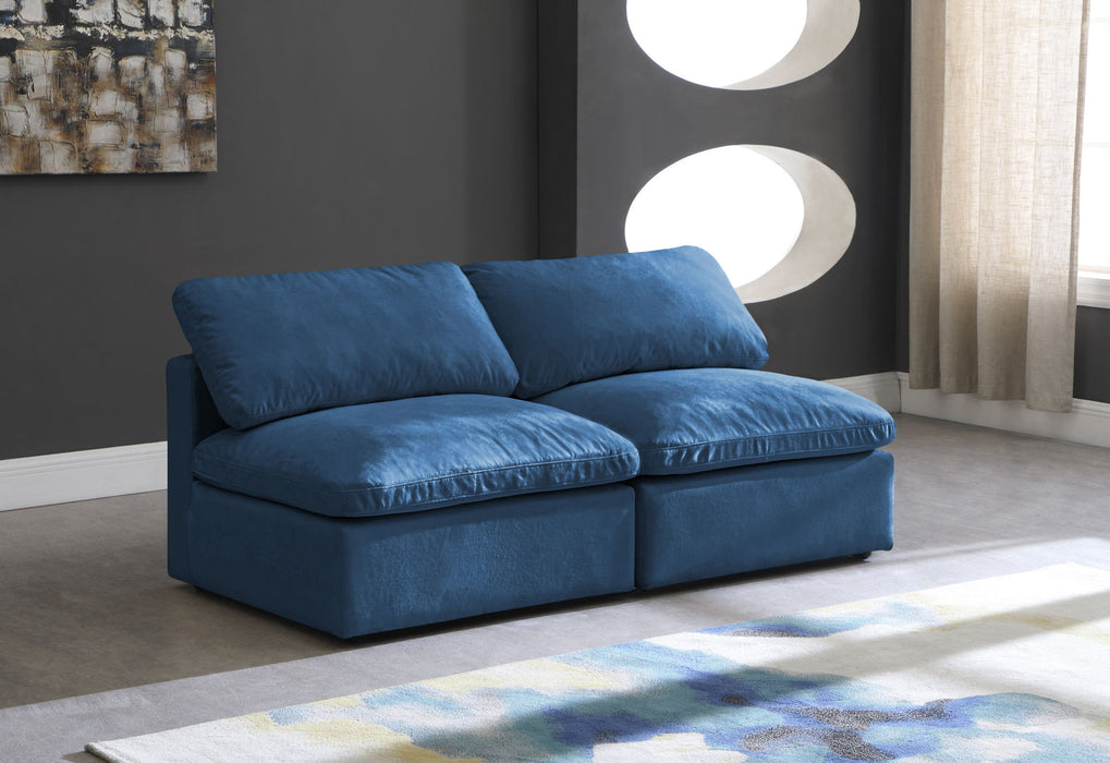 Plush - Modular Armless 2 Seat Sofa