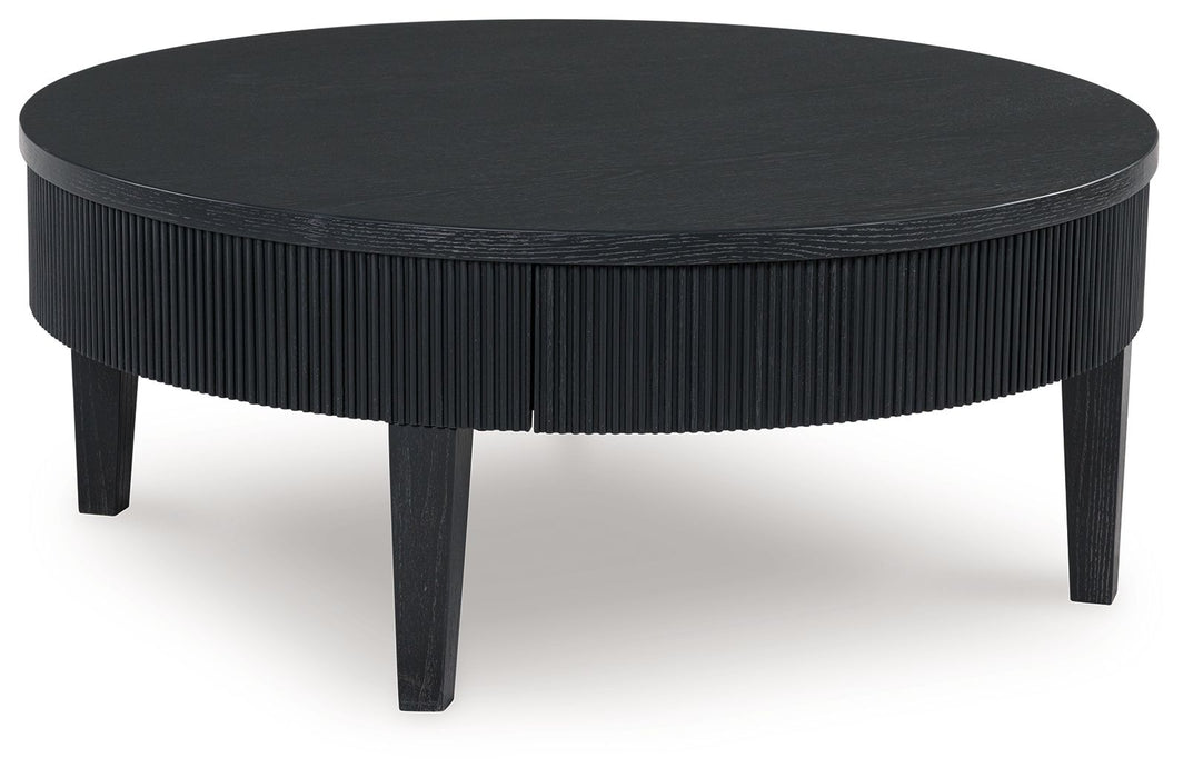 Marstream - Round Cocktail Table - Black