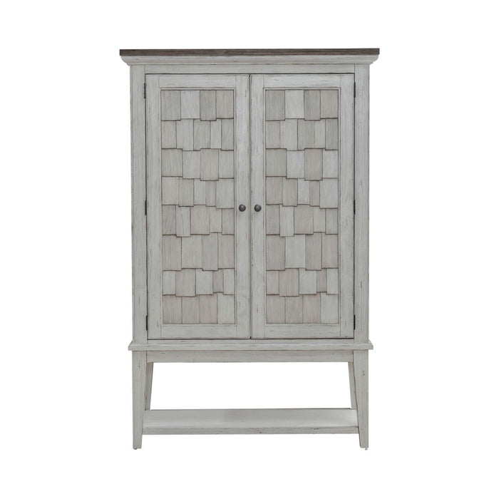 River Place - Bar Cabinet - White