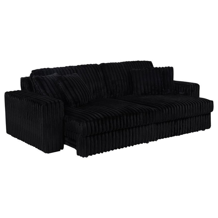 Jacana - Corduroy Upholstered Dual Power Chaise Sofa