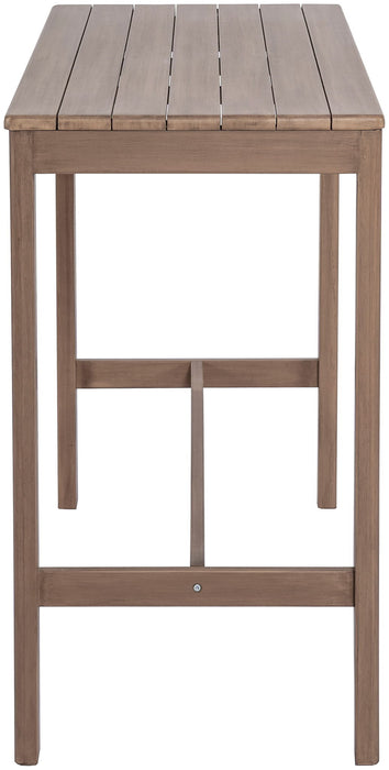 Newport - Acacia Wood Outdoor Patio Bar Table