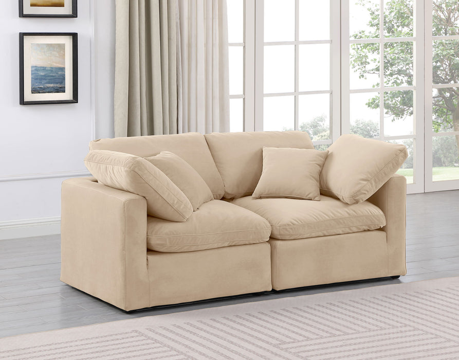 Indulge - Velvet 2 Seat Modular Sofa