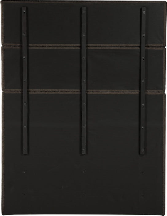 Adam - Boucle Fabric Bed With 89" Headboard