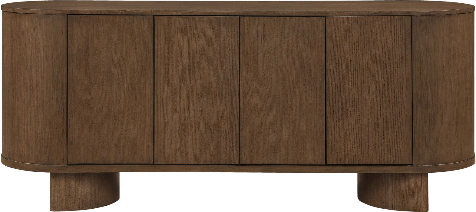 Caldra - Oak Veneer And Solid Wood Sideboard / Buffet