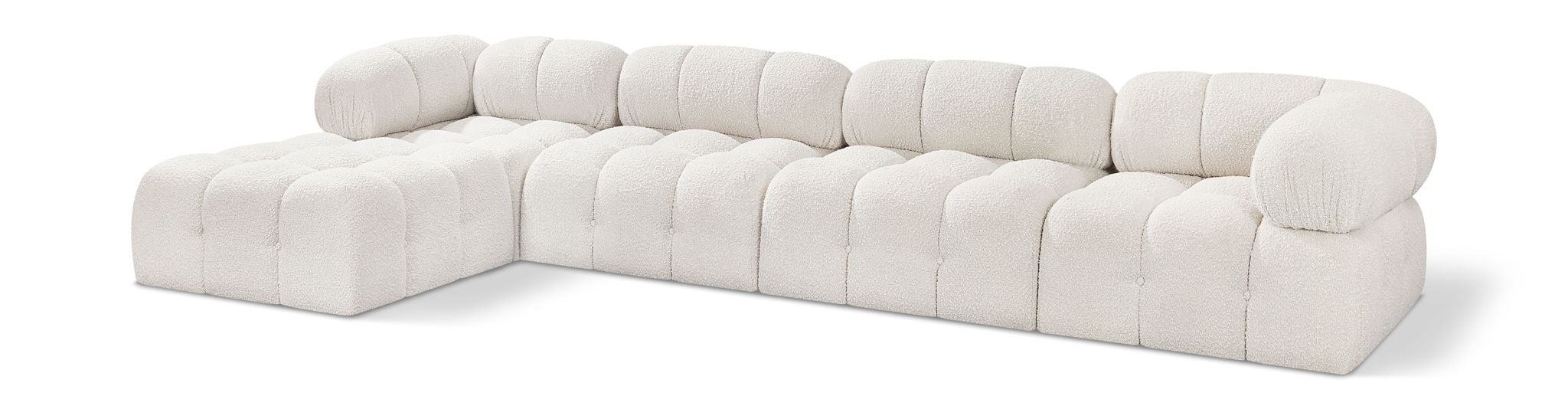 Ames - 5 Piece Fabric Modular Sectional
