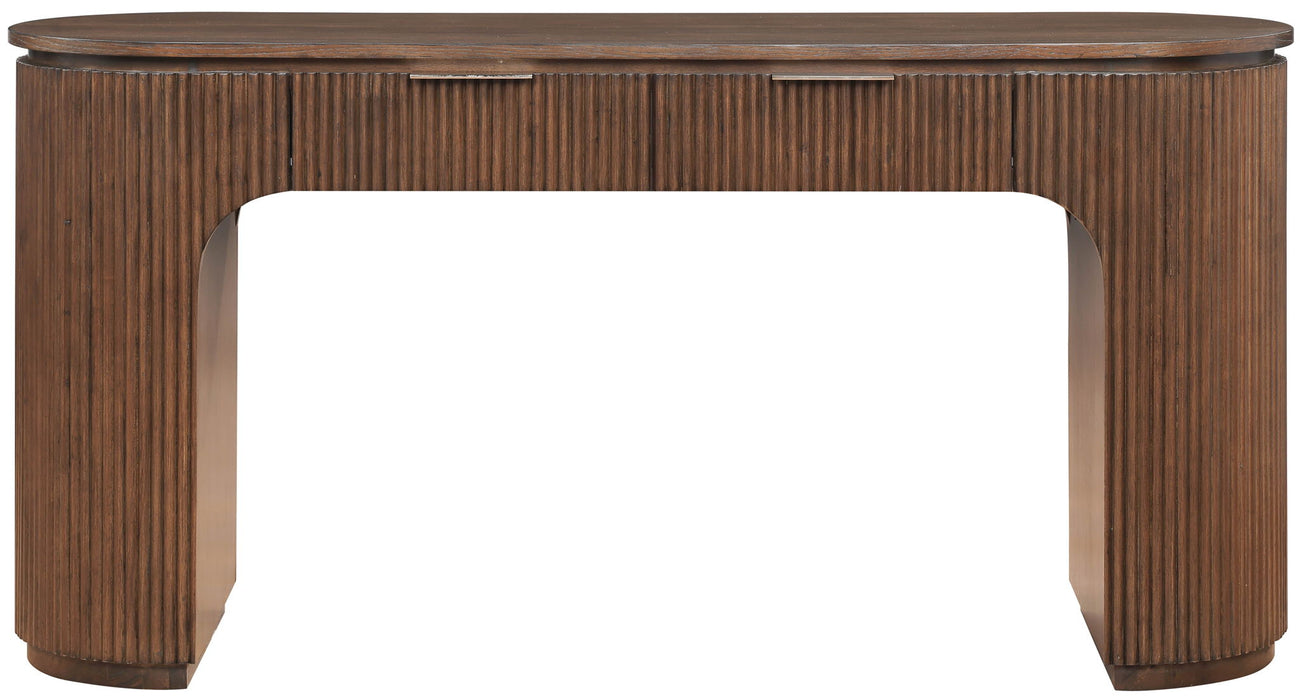 Astrid - Solid Wood And Oak Veneer Desk