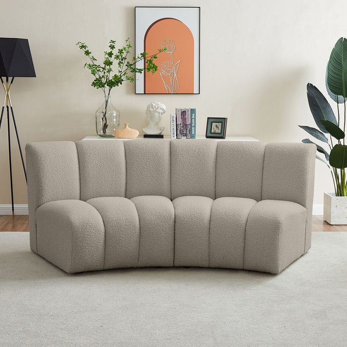 Infinity - 2 Piece Boucle Modular Sectional
