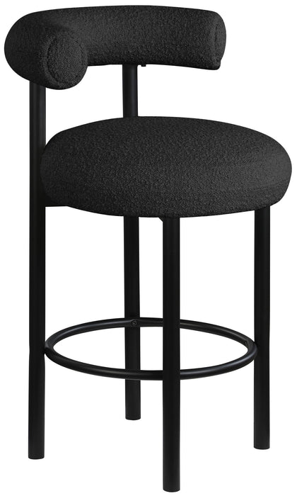 Bordeaux - Stool With Black Legs (Set of 2)
