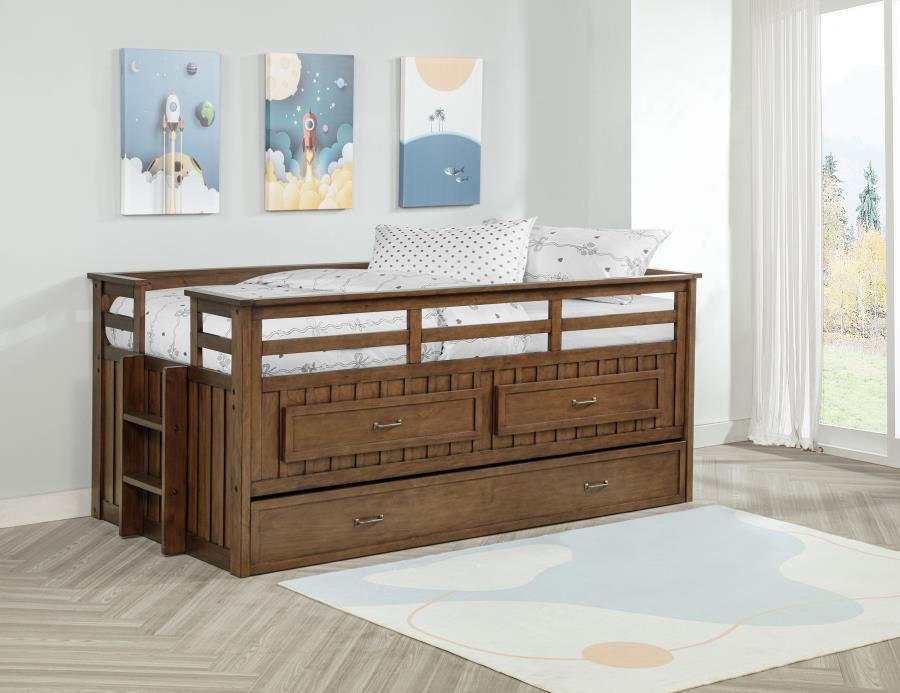 Carlsbad - Wood Captains Bed With Trundle