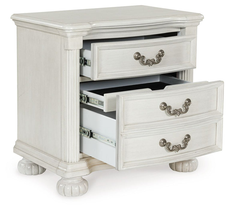 Montelaine - Three Drawer Night Stand - Antique White