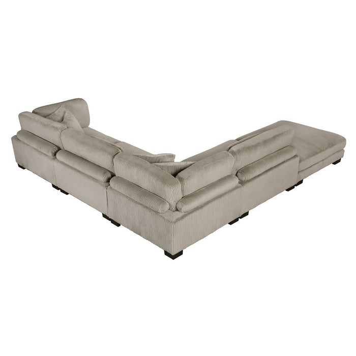 Traverse - Sectional With Ottoman