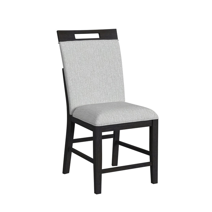 Transcend - Counter Side Chair (Set of 2) - Charcoal