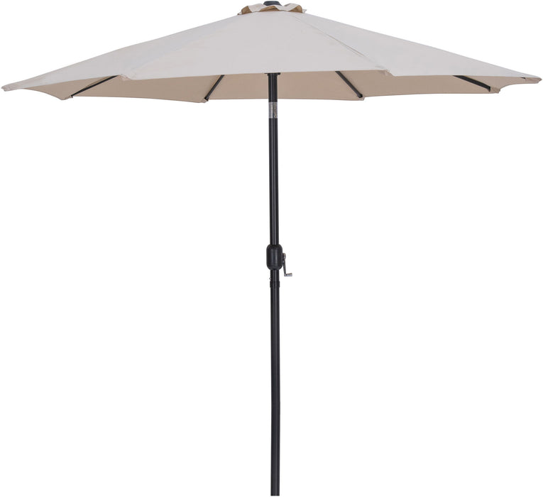 Fiji - Aluminum Patio Umbrella With Round Black Base