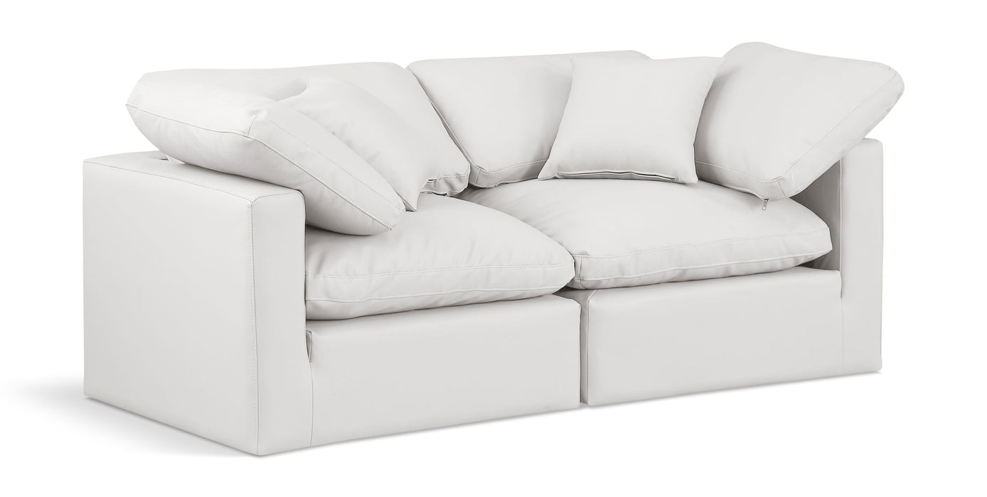Indulge - Faux Leather 2 Seat Modular Sofa