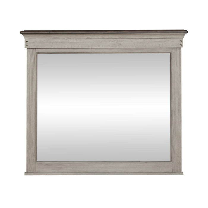 Ivy Hollow - Landscape Mirror - White