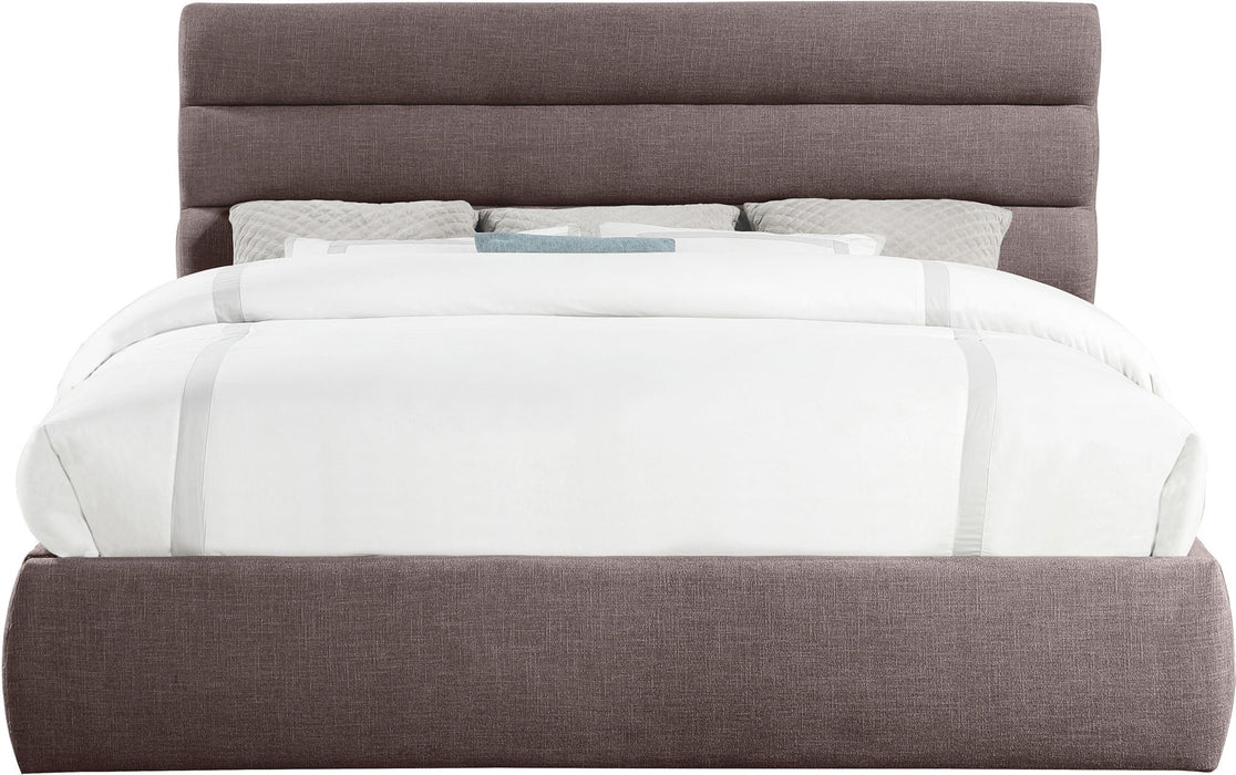 Adam - Linen Fabric Bed With 52" Headboard