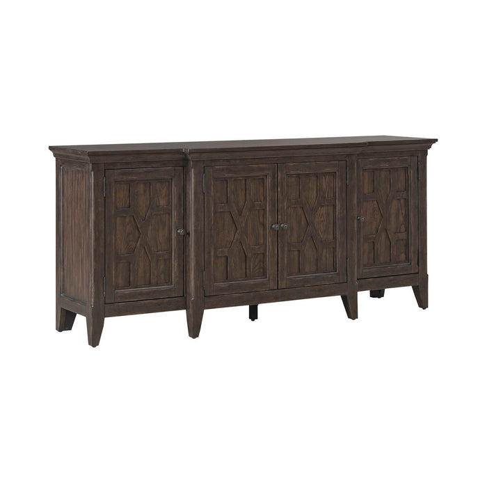 Paradise Valley - 76" TV Console - Dark Brown