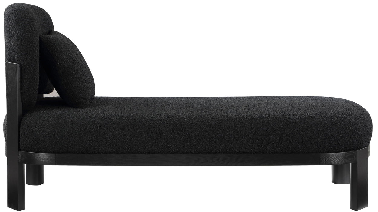 Maybourne - Chaise / Bench With Black Frame