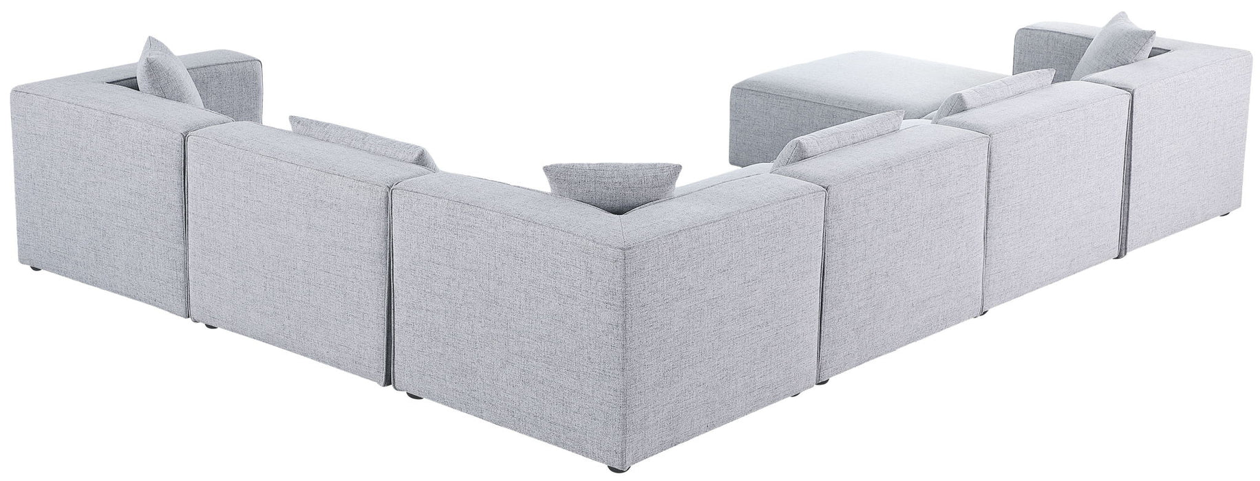 Cube - Linen 7 Piece Modular Sectional