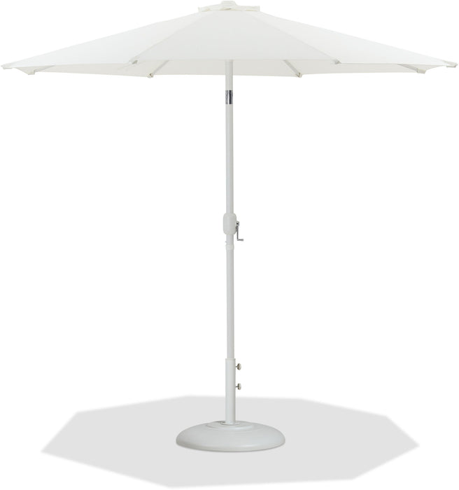 Fiji - Aluminum Patio Umbrella With Round White Base