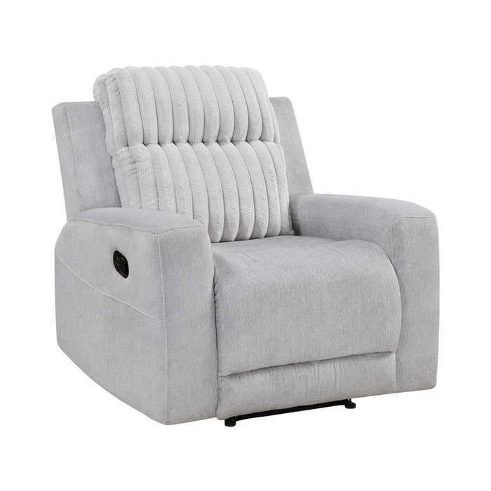 Benton - Reclining Chair - Light Gray