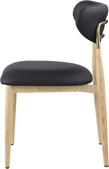 Ronda - Vegan Leather Upholstered Dining Side Chair - Natural Legs