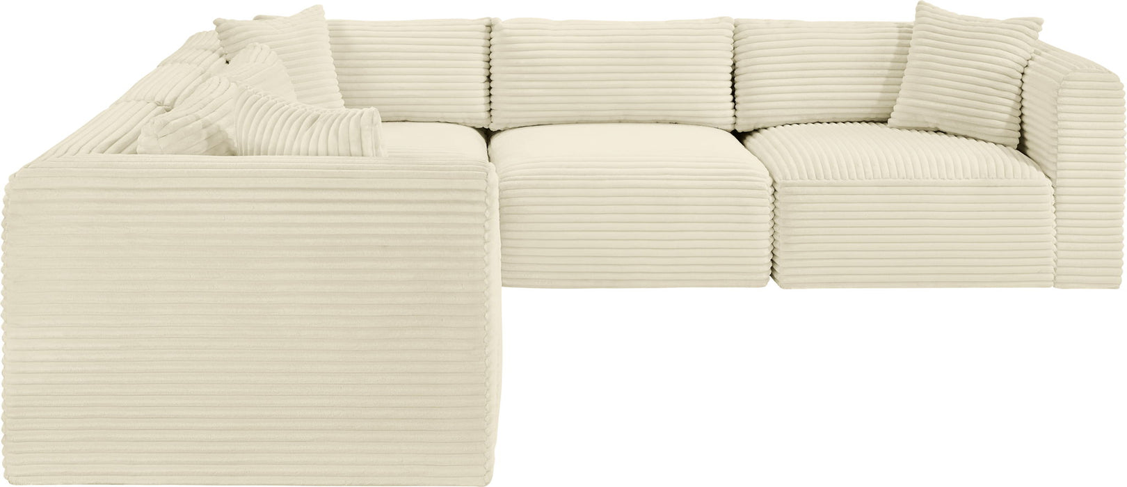 Shaggy - 5 Piece Modular Corner Sectional