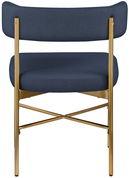 Rivage - Durable Dining Chair With Gold Frame (Set of 2)