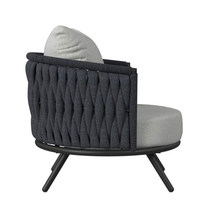 Bali - Chairs With Olefin (Set of 2) - Dark Gray