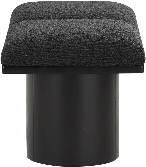 Pavilion - 2 Piece Modular Bench With Black Base