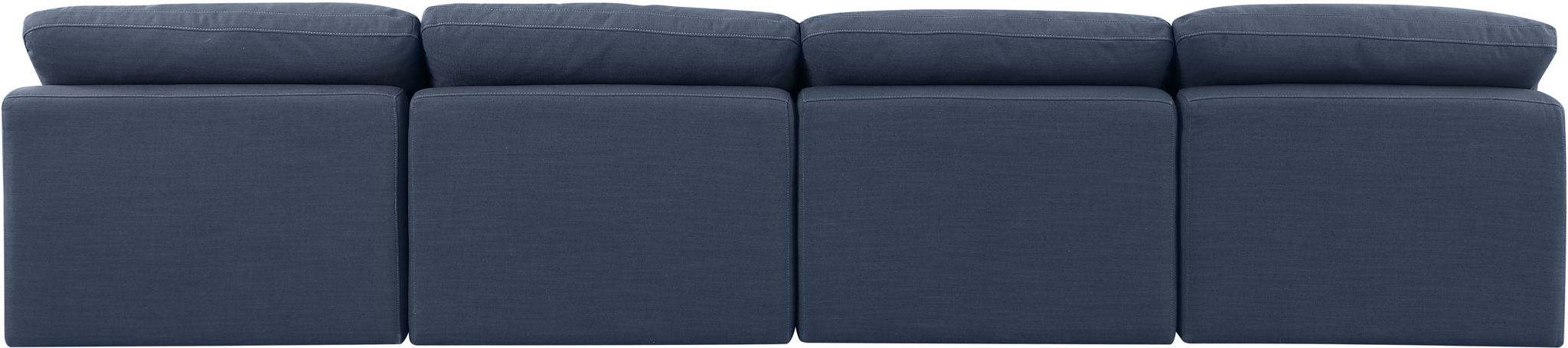 Indulge - Linen 4 Seat Modular Armless Sofa