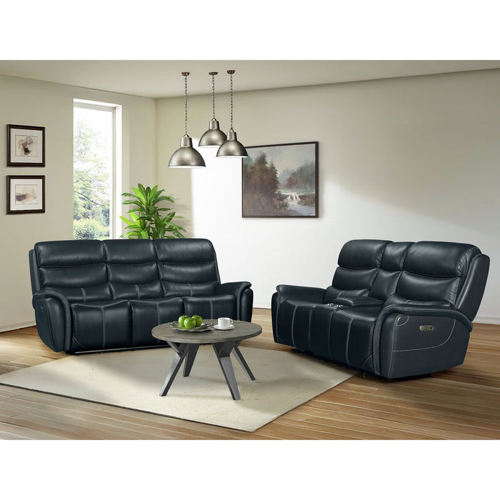 Aruba - 2 Piece Living Room Set (Sofa & Loveseat) - Pebble Navy
