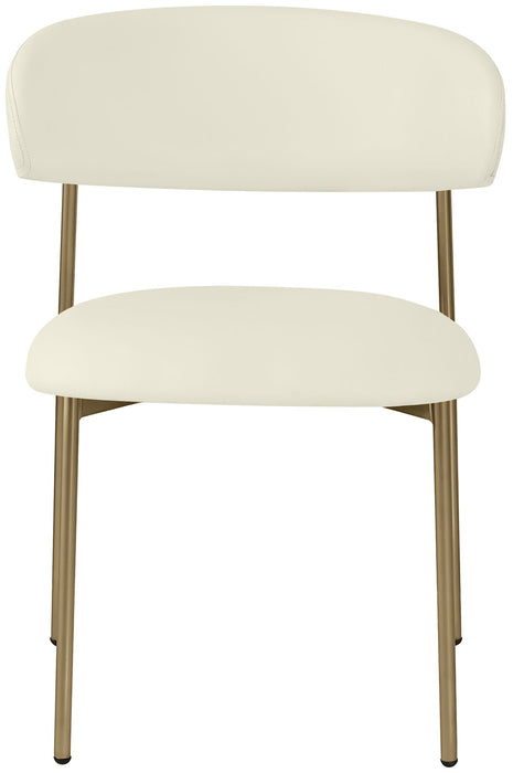Lupita - Dining Chair With Brushed Gold Legs (Set of 2)