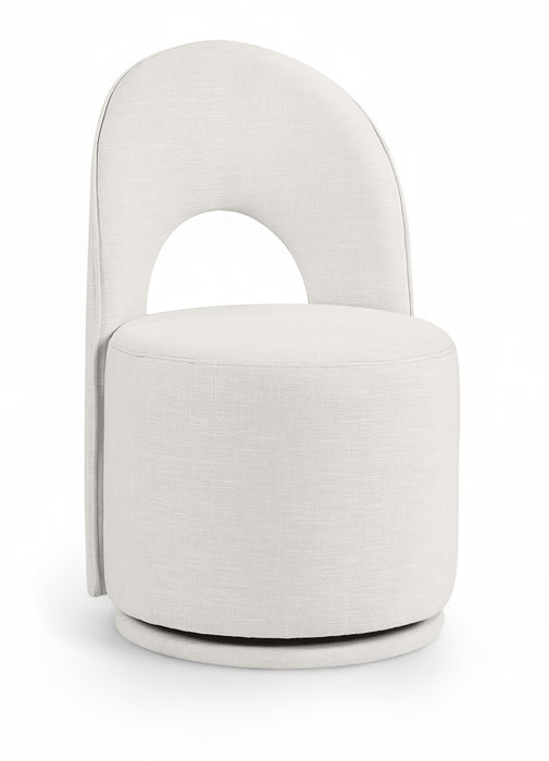 Cirelle - Linen Textured Performance Fabric Dining Chair (Set of 2)