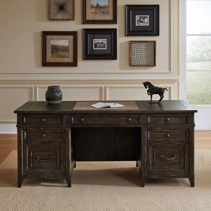Paradise Valley - Executive Desk - Brown