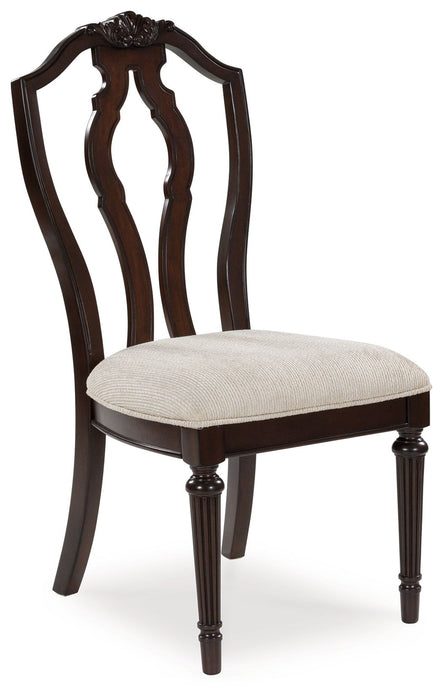 Lavinton - Dining Upholstered Side Chair (Set of 2) - Tan / Brown